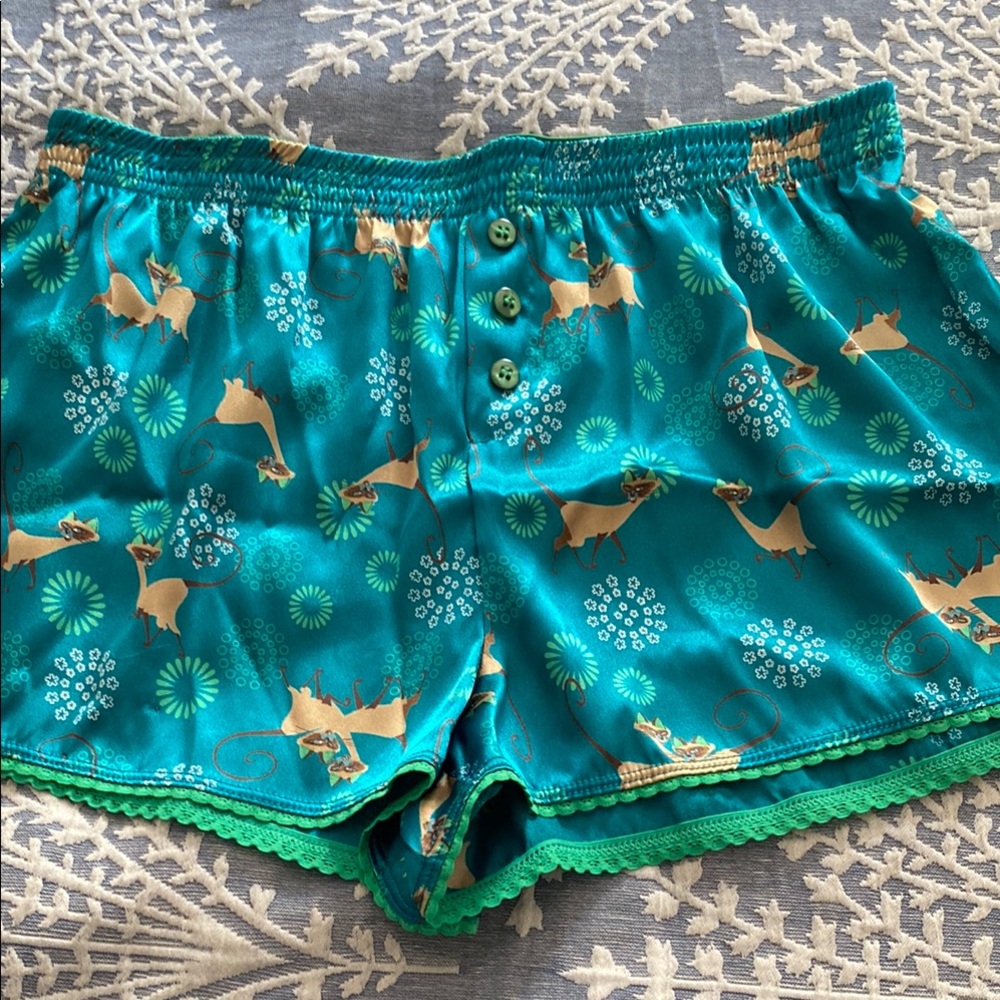 Disney Teal and Green Kids Shorts
